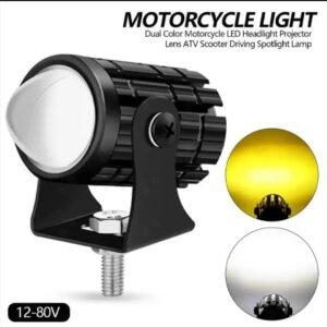 Mini Driving Fog Lights, Motorcycle Auxiliary Spot Lights High Low Beam White / Yellow 1 Pcs