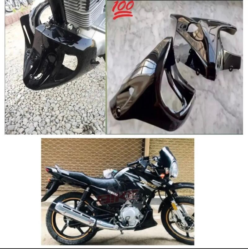 Engine Guard - Engine Cover - Engine Mud Cover - Engine Cover Case - Unbreakable Material - Red Colour -Engine Mudguard For YBR 125 and YBR 125G - 125 Bike Accessories - YBR Bike Accessories - Bike Parts - Image 4