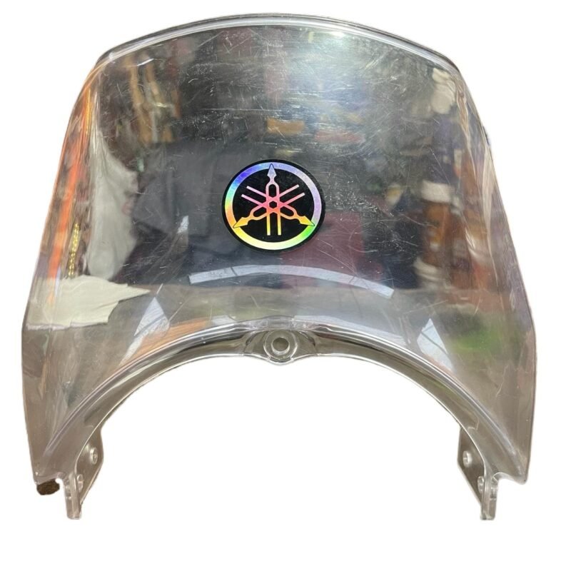 Yamaha YBR 125G Windshield Glass Visor Yamaha YBZ, Suzuki Gs150 Windshield Visor High Quality New Crystal White Imported 100% Unbreakable