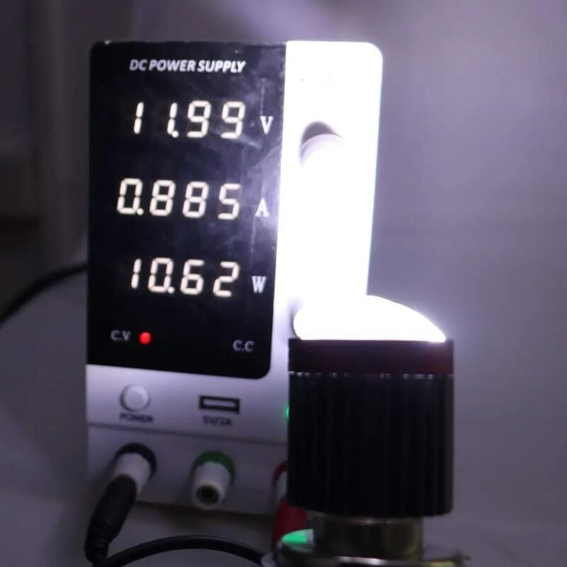 NF MART - HJG Bike Led Headlight BA20d h4 Bulb Headlight Lamp Dual Color for Motorcycle Universal - Image 5