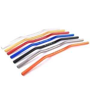 Motorcycle Handlebar Aluminum 22mm Black Steering Wheel Fit for All Yamaha, Suzuki, Honda Bikes NF MART