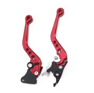 Motorcycle Aluminum Brake levers Set For Honda CB150f Motorcycle CNC Accessories Red, Black Color Modified 6 Points Adjustable Hand Lever