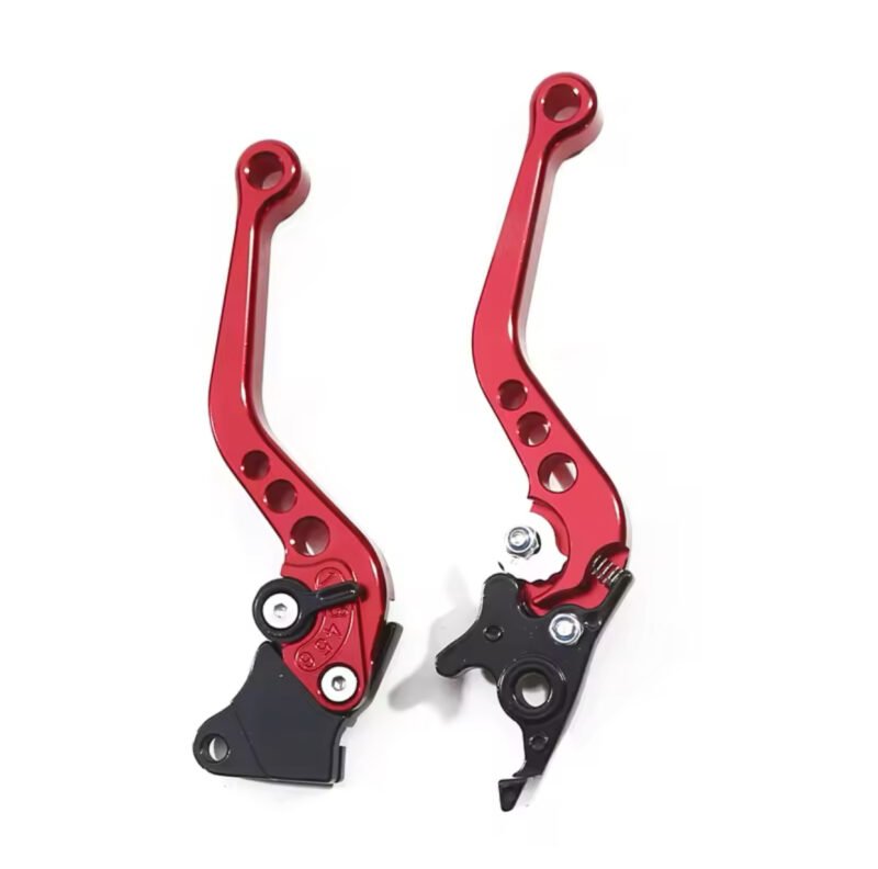 Motorcycle Aluminum Brake levers Set For Honda CB150f Motorcycle CNC Accessories Red, Black Color Modified 6 Points Adjustable Hand Lever