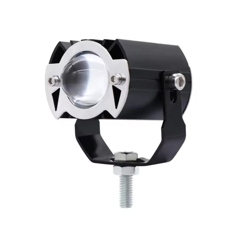 Motorcycle Dual Color LED Spotlight High Low  With Flasher Beams Headlight Super Bright Driving Fog Light Auxiliary Motorcycle Accessories - Image 4