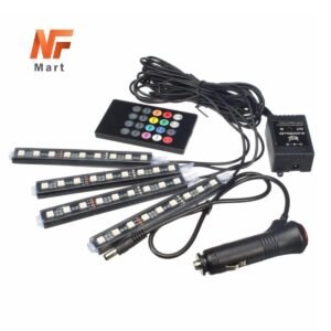Car Interior and Bike Atmosphere RGB LED Lights Sound Active IR & WIFI Mobile App Control Lights Decoration Lights Accessories