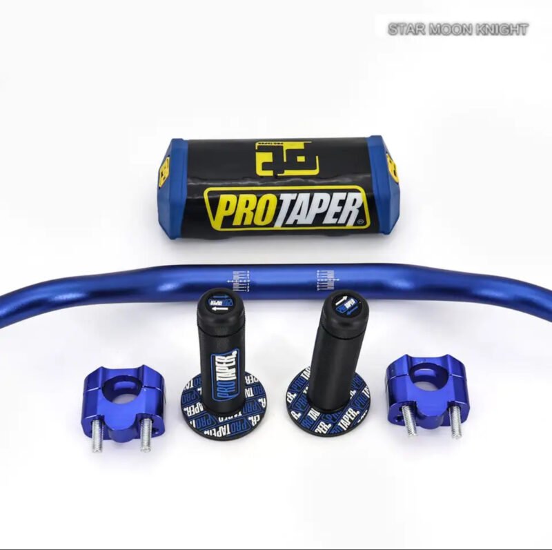 PRO Taper Universal Handlebar With Handle Risers Pack Bar Handle bar Pads Grips ALL Color Pit Pro Racing Dirt Pit Bike Motorcycle CNC 28mm Adapter For All Bikes - Image 3