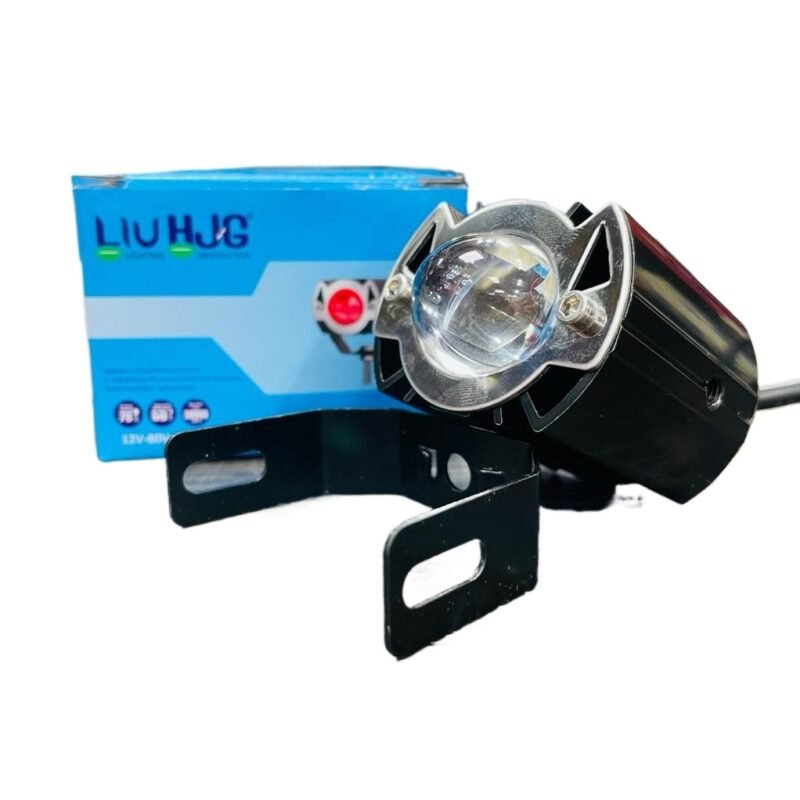 HJG L19 (Orignal) Driving Fog Light White & Yellow Dual Colors Hi Low , 2 Functions Long Throw Led Fog Light ( Single Unit)