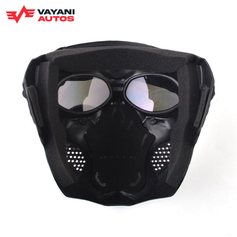Motorcycle Skull Mask Bicycle Riding Windproof Full Face Skeleton Protective Mask Colored Goggle Tactical Cycling Bike - Image 5