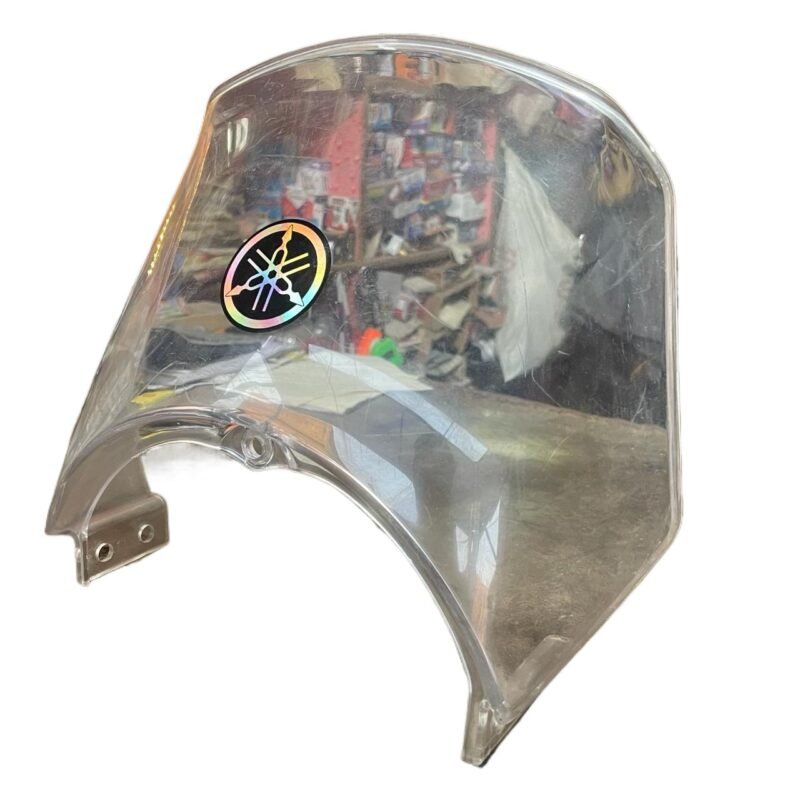 Yamaha YBR 125G Windshield Glass Visor Yamaha YBZ, Suzuki Gs150 Windshield Visor High Quality New Crystal White Imported 100% Unbreakable - Image 2