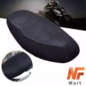 Universal motor bike motorcycle cool mesh 10mm XXL net design seat cover sunscreen cushion bike seat protector sun block heat insulation water rain proof mesh pad for all motorbikes NF MART