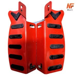 Bike Foot Rest Motorcycle Foot Rest 16 Gauge Red Universal For Honda & All China 70cc, Honda & china Cg125 Bikes