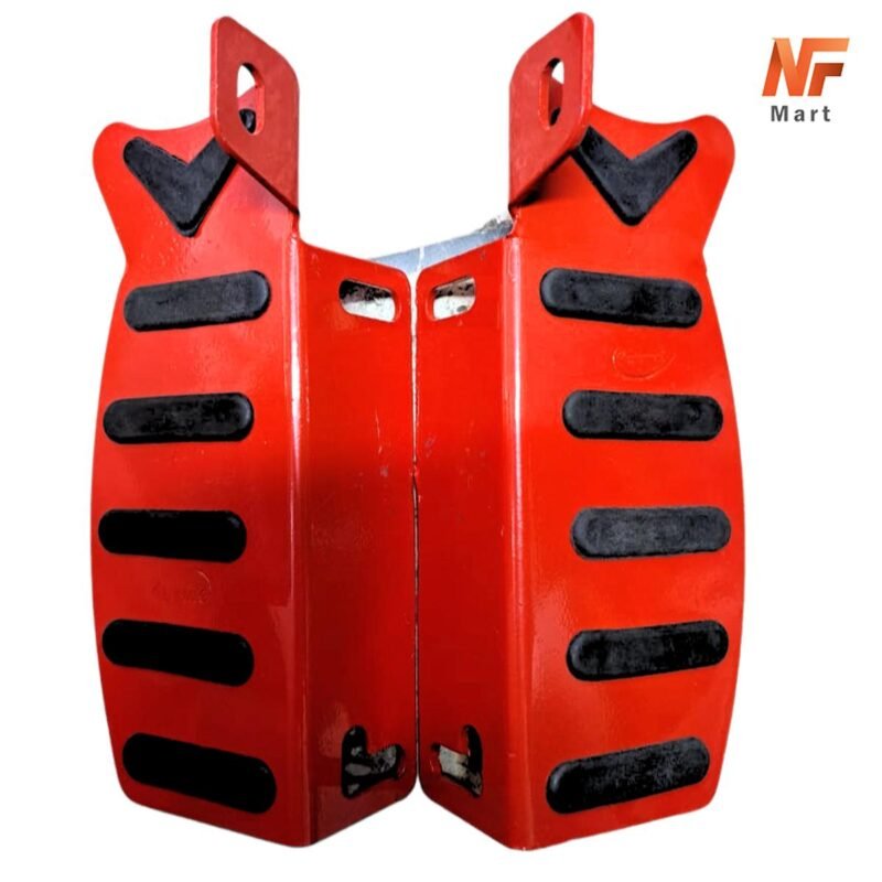 Bike Foot Rest Motorcycle Foot Rest 16 Gauge Red Universal For Honda & All China 70cc, Honda & china Cg125 Bikes