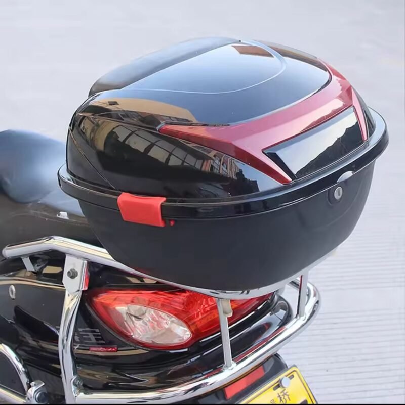 MOTORCYCLE STORAGE BACK BOX CASE WATCH VIDEO BLACK COLOUR HIGH QUALITY - Image 5