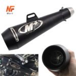 M4 MATT BLACK EXHAUST FOR MOTORCYCLE, HEAVY BIKES, BIKE WITH DB KILLER