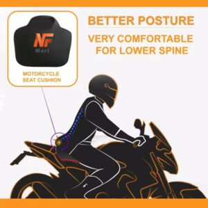 Bike Seat Cushion / Motorcycle Seat Cover Waterproof Universal For All Honda, Suzuki, Yamaha Bikes High Quality Cushion