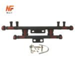 Motorcycle Reflective New Crash Guard Universal Protector Bar (Safe Guard) Red Reflectors Crash Guard For All Yamaha, Suzuki Bikes - NF MART