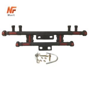 Motorcycle Reflective New Crash Guard Universal Protector Bar (Safe Guard) Red Reflectors Crash Guard For All Yamaha, Suzuki Bikes - NF MART