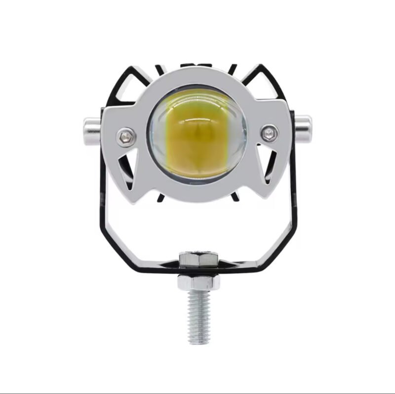 Motorcycle Dual Color LED Spotlight High Low  With Flasher Beams Headlight Super Bright Driving Fog Light Auxiliary Motorcycle Accessories - Image 5