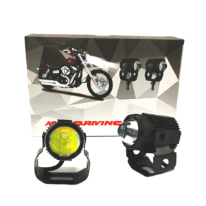 Mini Driving Motorcycle Led Light 20w Dual Tone 4-Wires Fog Led For motorcycle, Car, Jeep By NF MART