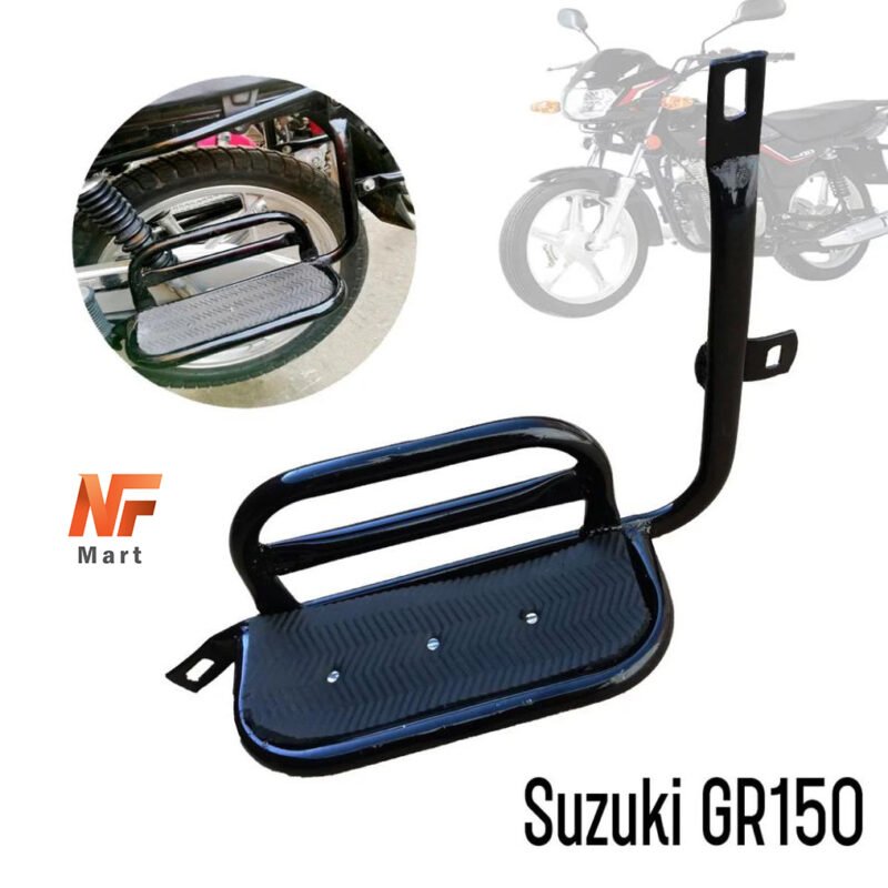 Motorcycle Footrest Panel for Suzuki GR150 Footrest 3-PCS Set Motorcycle Footrest Panel For Suzuki GR150 (Pillion Rider Footrest) NF MART