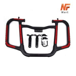 Universal Motorcycle Reflective Crash Protector Bar (Safe Guard) Crash Guard, Leg Guard , for bike For All Yamaha, Honda & Suzuki Bikes With Bolt Fitting