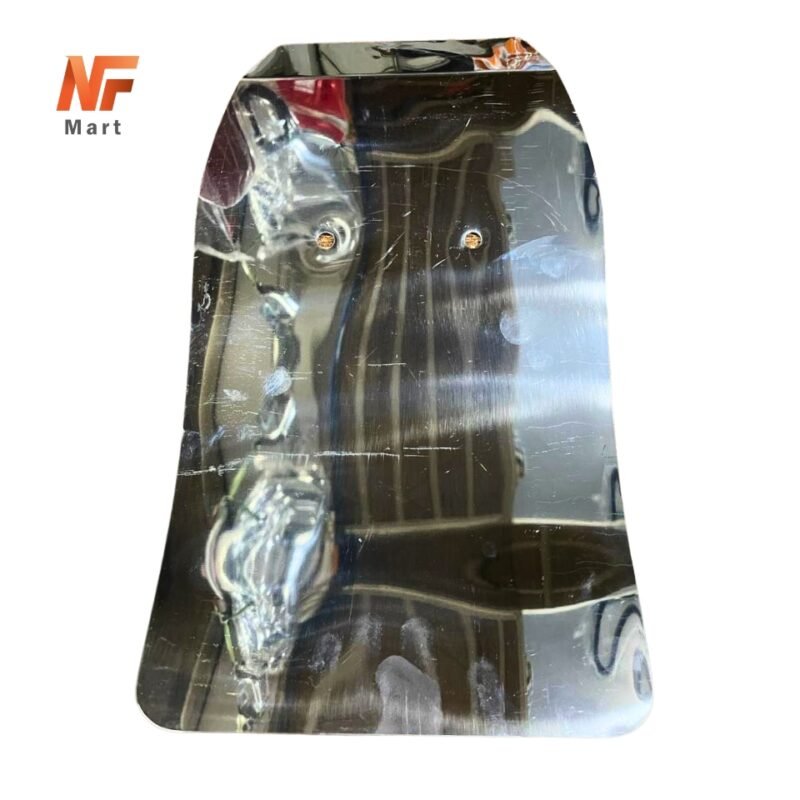 Bike Engine Mud Guard Engine Protector Engine Guard Universal For Yamaha YBR, YBZ, YBZ DX High Quality Chrome Finish - Image 2