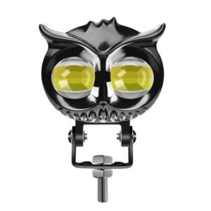 OWL Shape Fog Yellow-White light Low & High Beam Owl Spot Light for All Cars And Bikes 9V-60V 40W