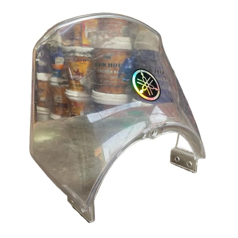 Yamaha YBR 125G Windshield Glass Visor Yamaha YBZ, Suzuki Gs150 Windshield Visor High Quality New Crystal White Imported 100% Unbreakable - Image 3