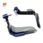 Motorcycle Aluminum Alloy + ABS Plastic Crystal Shade Hand Guard Blue Color For 7/8 inches Handle Bars  NF MART