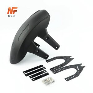 Motorcycle Rear Mudguard Rear Wheel fender Splash Guard Rear Wheel Cover Splash Guard Mudguard with Bracket