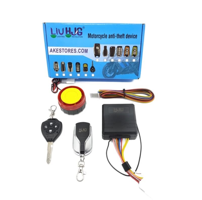 HJG Motorcycle Remote Security Lock Anti Theft Alarm System For Bike Motorcycle Self Start Function NF MART - Image 3