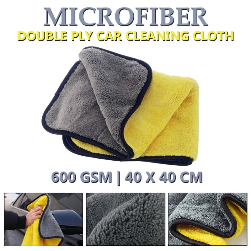 Car Wash Microfiber Towel Car Cleaning 40x40/600GSM Drying Cloth Detailing Car Wash Towel - Image 3