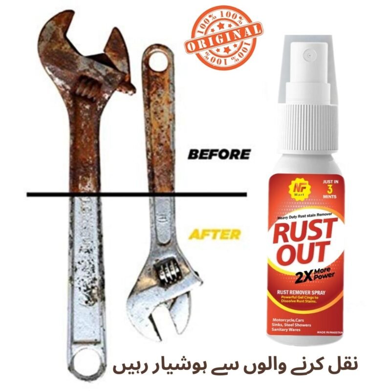 Rust Remover Spray Zang Remover spray for All Metal & Steel Parts120ml Rust Out NF MART