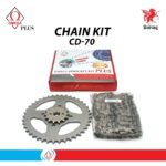 Motorcycle Chain Sprocket Set / kit for Honda Cd70 & CG125 High Quality Omega