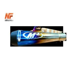 Motorcycle M4 Exhaust Matt Multi without DB killer Size 320mm High Quality