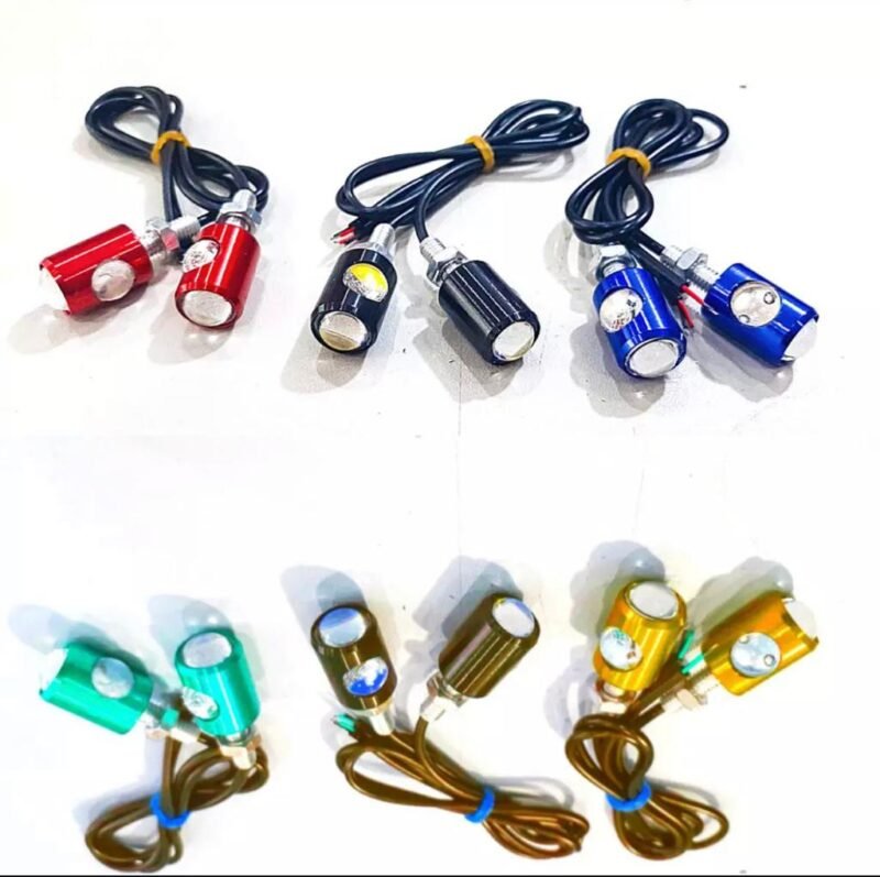 Bike Mini led indicator light Metal Body number plate screw for All Honda, Yamaha, Suzuki Bikes High Quality - Image 2
