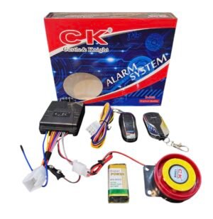 CK Motorcycle Remote Security Lock Anti Theft Alarm System With Battery Water Proof For Bike Motorcycle Self Start Function