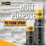 MUBAH PU Foam Spray Multipurpose For Gaps & Joints Crack Filler 750ml, 450ml PU 512
