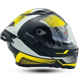 Helmet Jiekai 902 Modular Black/ Neon Yellow