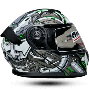 Helmet SuperAir 912 Modular Green Mecha