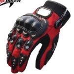 Pro Biker Gloves MCS-01C Mobile Friendly Riding Safety Gloves