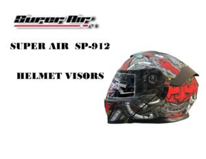 SUPER AIR 912 VISOR HELMET MOTORCYCLE