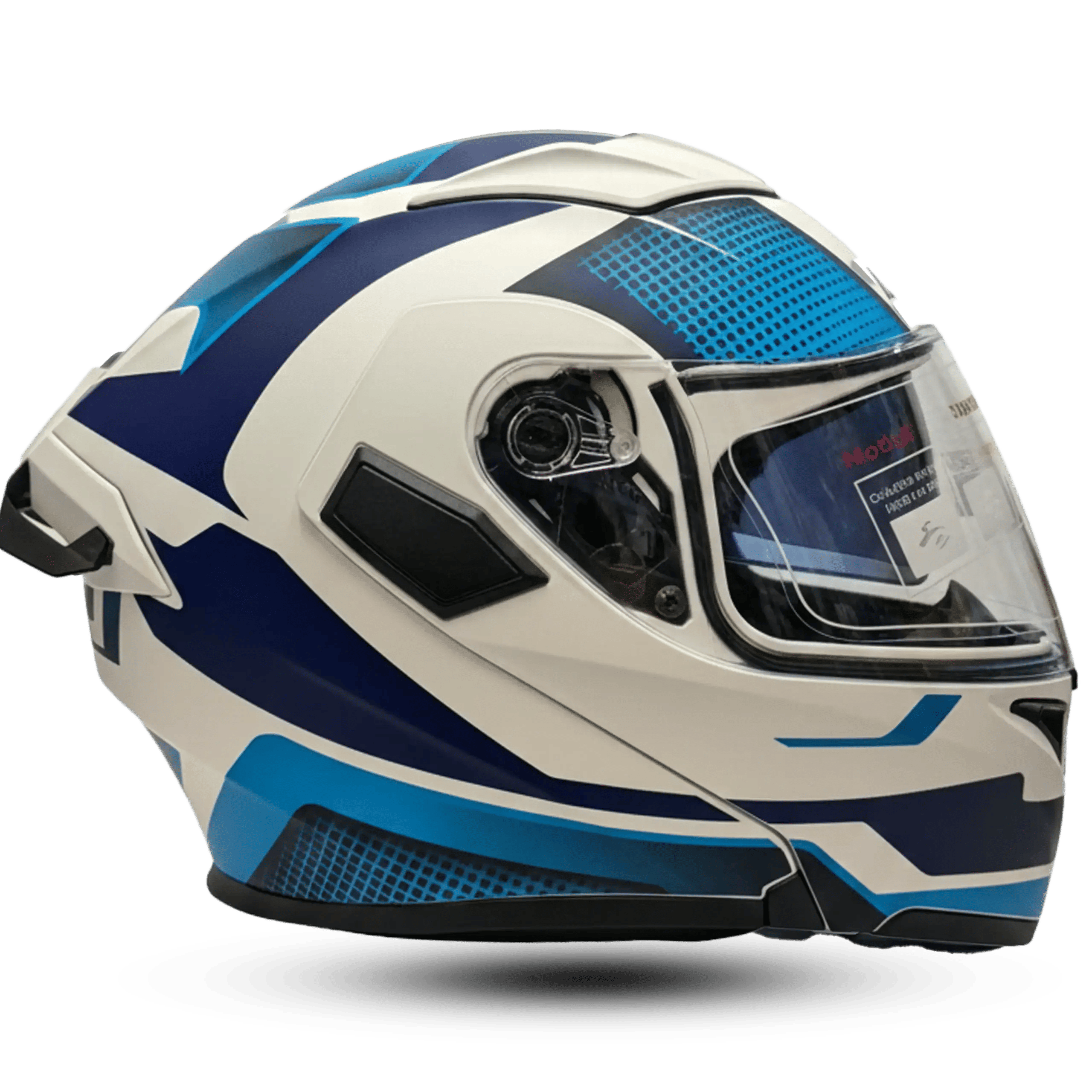 Helmet Jiekai 902 Modular White/Blue
