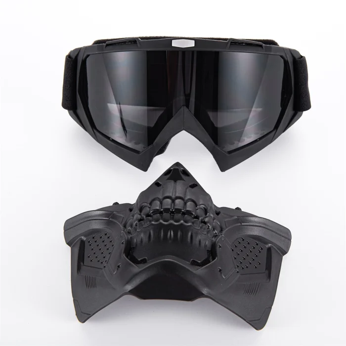Motorcycle Goggles Mask Skull Moto Face Mask Wind Proof Motocross Goggles Racing MX Protective Goggles Mask - Roadies Store