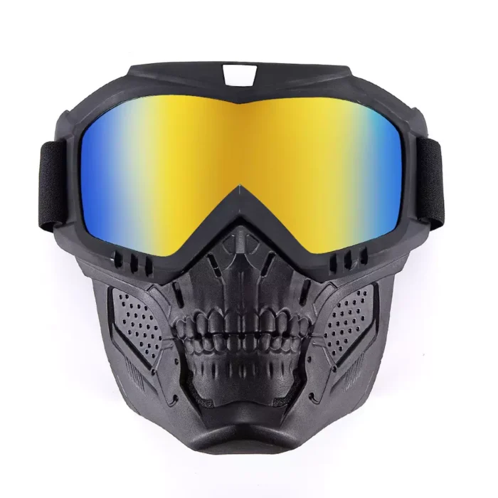 Motorcycle Goggles Mask Skull Moto Face Mask Wind Proof Motocross Goggles Racing MX Protective Goggles Mask - Roadies Store