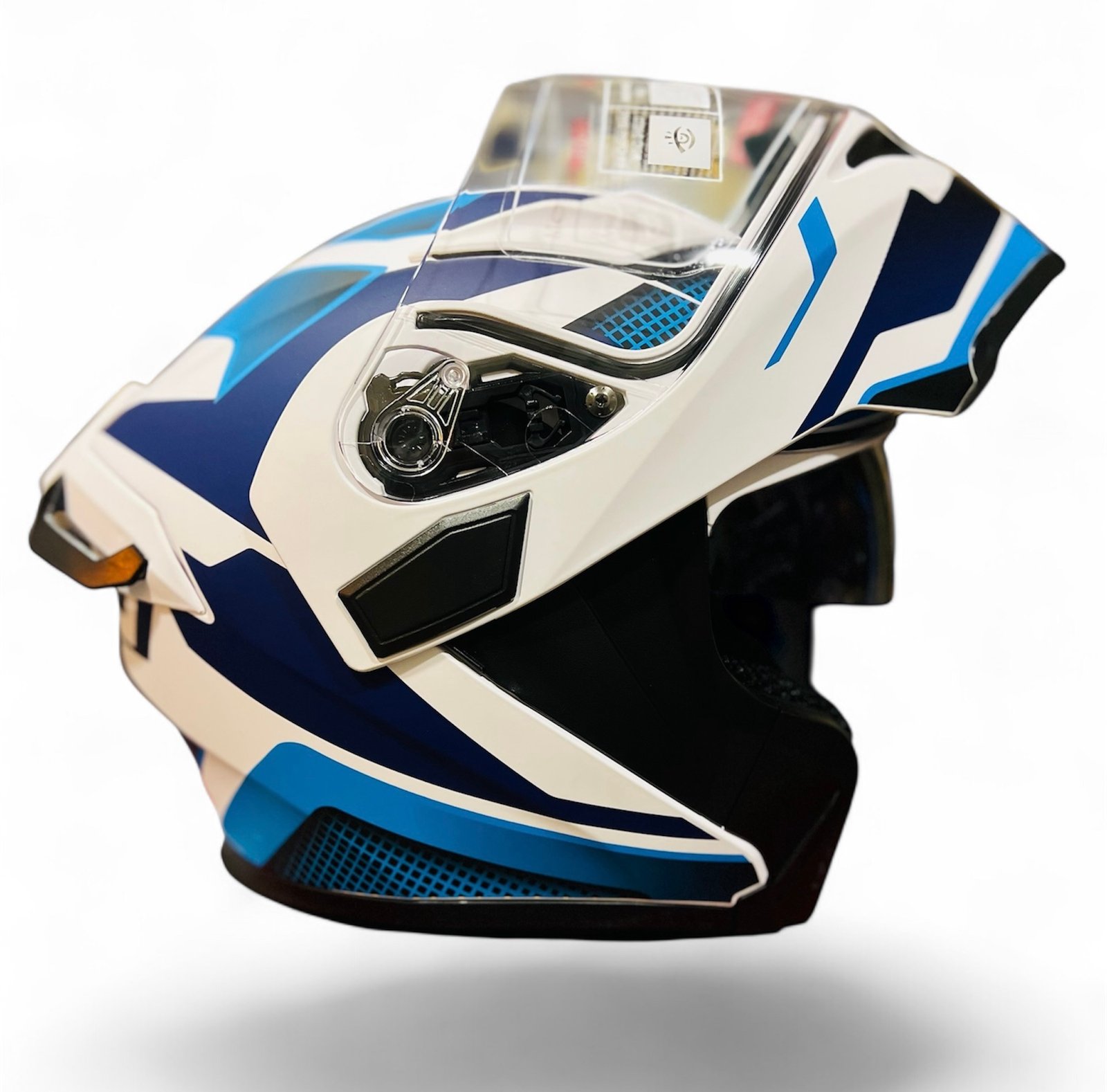 Helmet Jiekai 902 Modular White/Blue - Image 2