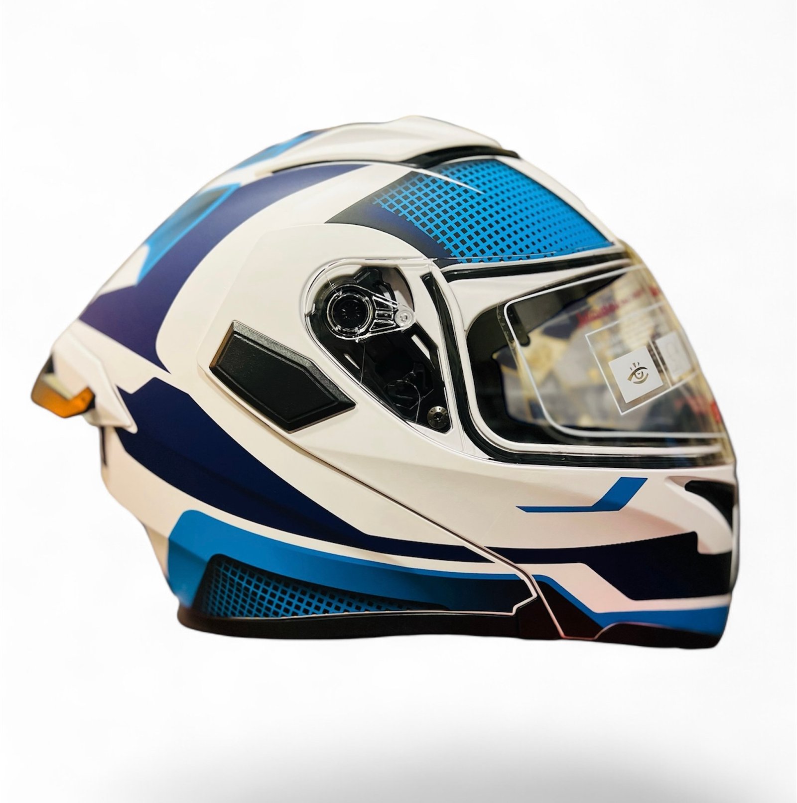 Helmet Jiekai 902 Modular White/Blue
