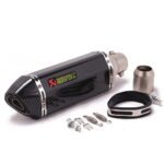 Akrapovic Exhaust System With DP Killer Muffler Silencer For Motorcycle - Roadies Store