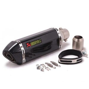 Akrapovic Exhaust System With DP Killer Muffler Silencer For Motorcycle - Roadies Store