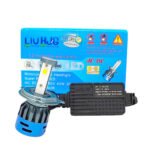 HJG M3 Mini LED Headlight Bulb – 60W Super Bright White – Upgraded Version with Cooling Fan